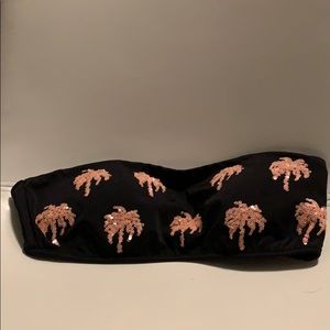 Victoria’s Secret Palm Tree Strapless Top